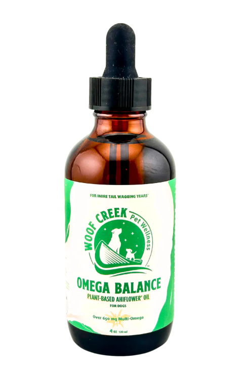 Woof Creek | Omega Balance Plant-Based Ahiflower® Oil 4 oz, for Dogs