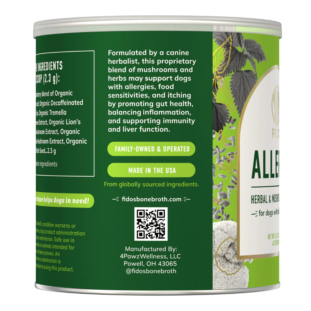 Fido's Allergy Herbal & Mushroom Powder