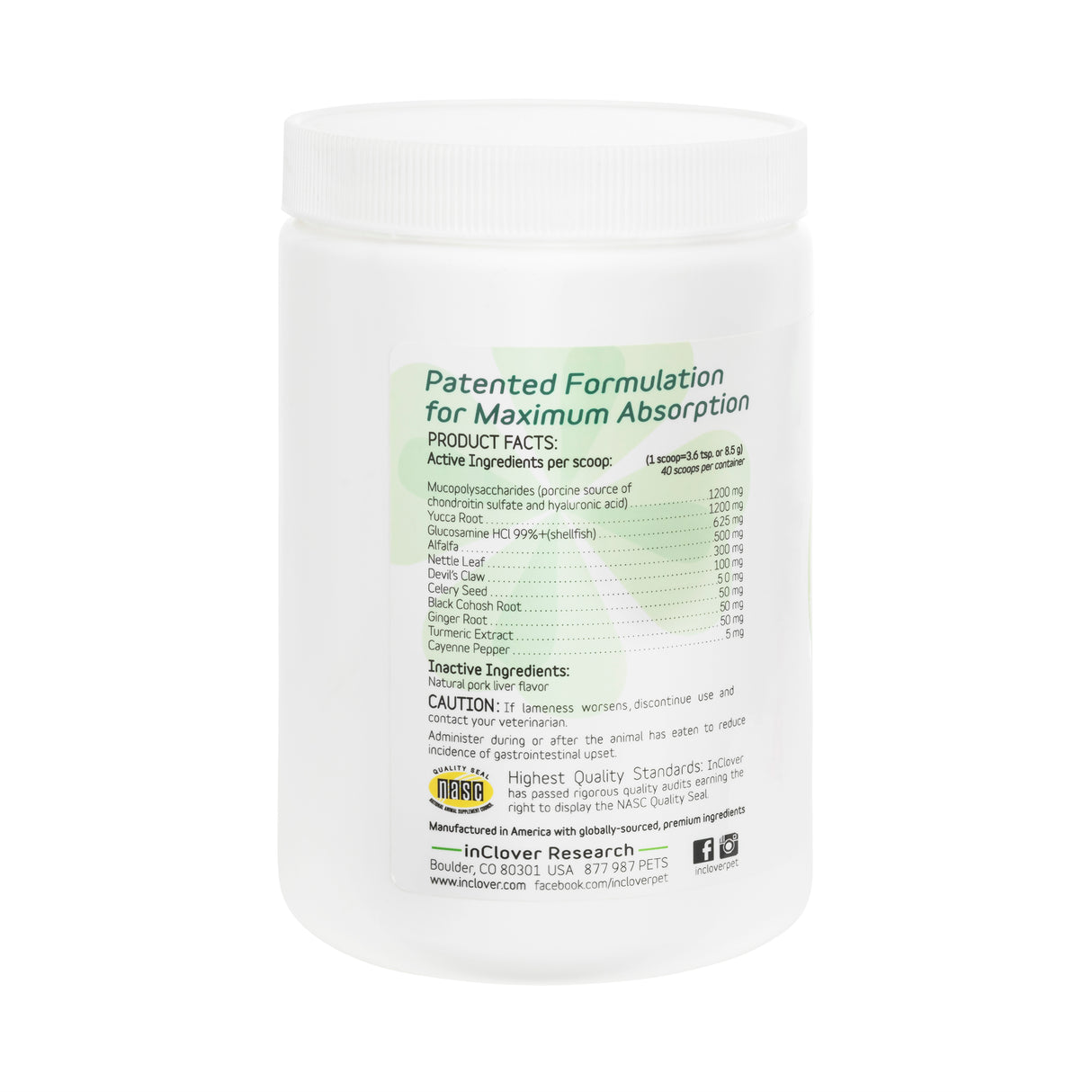 inClover | Connectin Powder for Dogs 12 oz