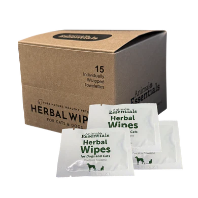 Animal Essentials | Herbal Wipes - (15 count box)