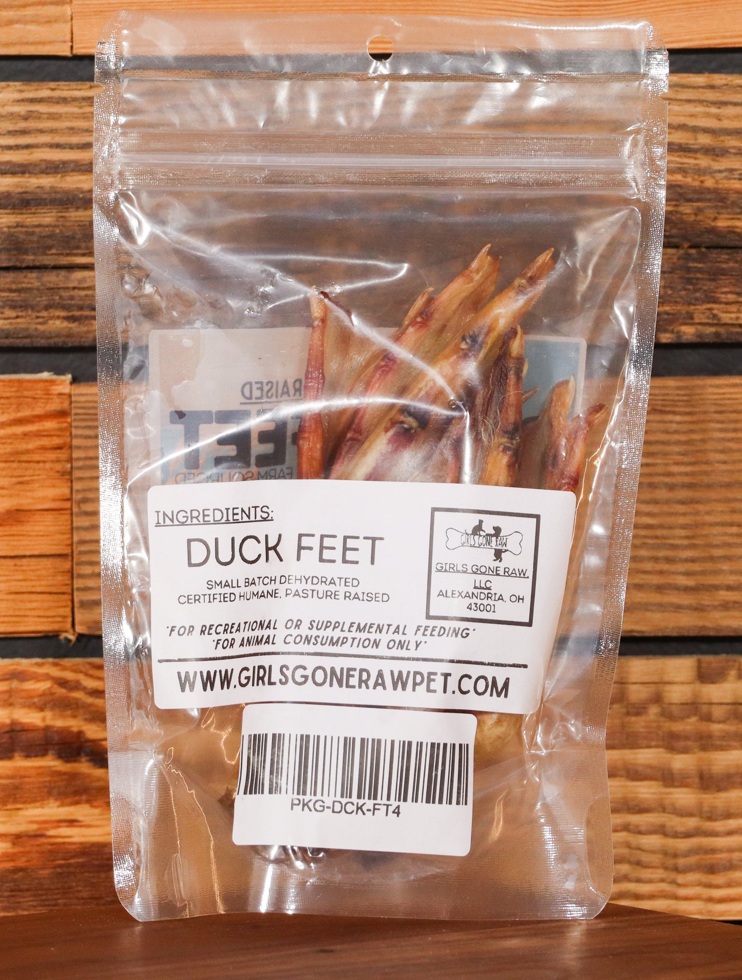 Girls Gone Raw | Duck Feet (4 Pack)