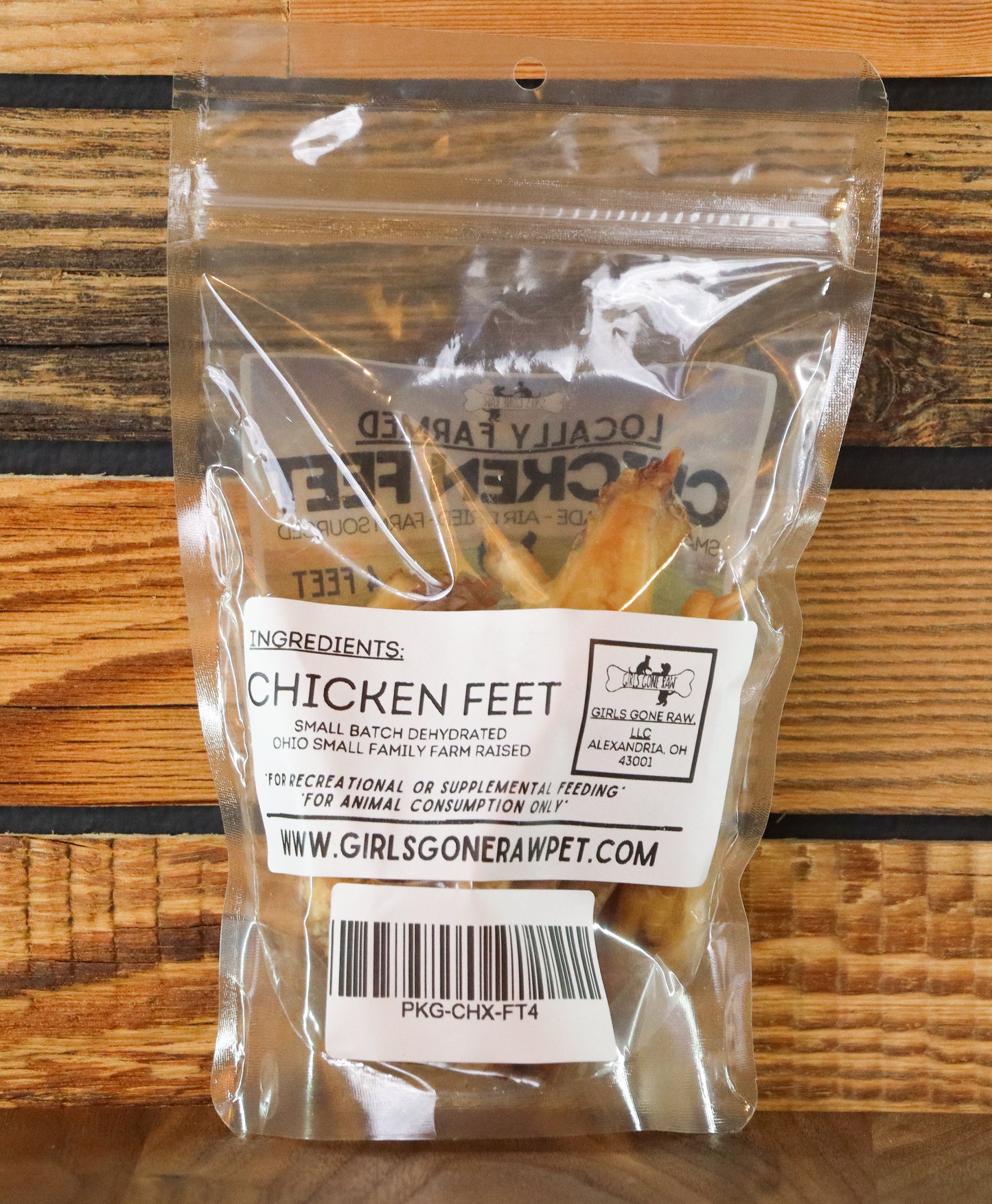 Girls Gone Raw | Chicken Feet (4 Pack)