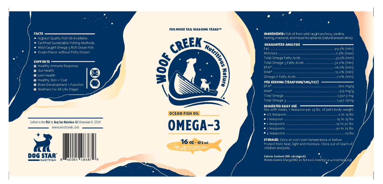 Woof Creek | Omega-3 Fish Oil, 16 oz.