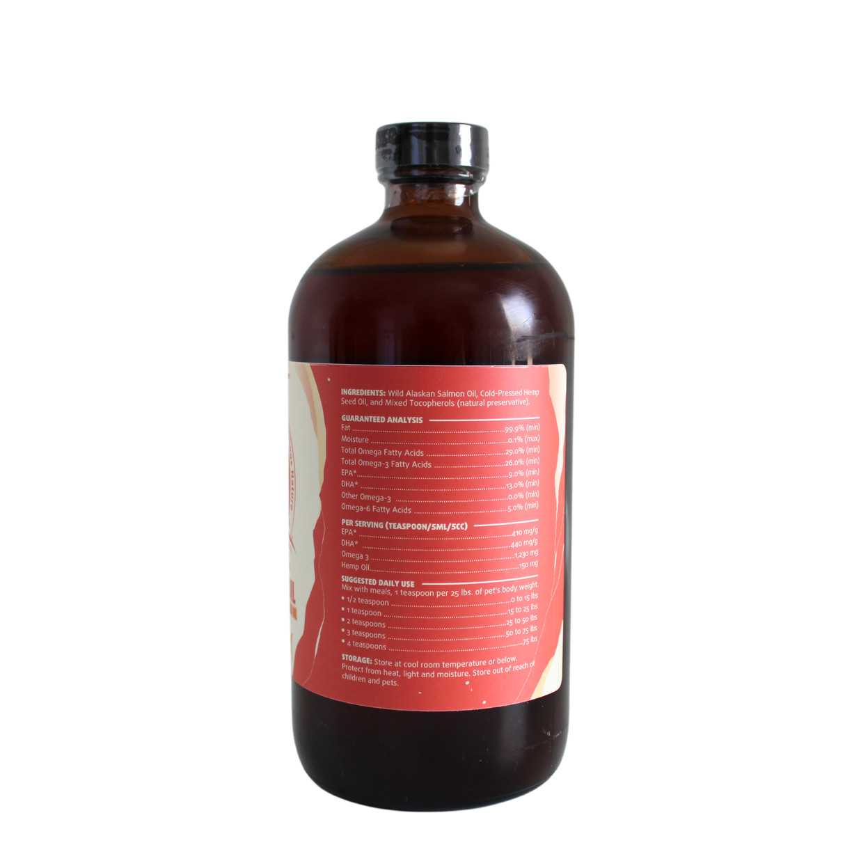 Woof Creek | Salmon + Cold-Pressed Hemp Seed Oil 16 oz. For Dogs + Cats