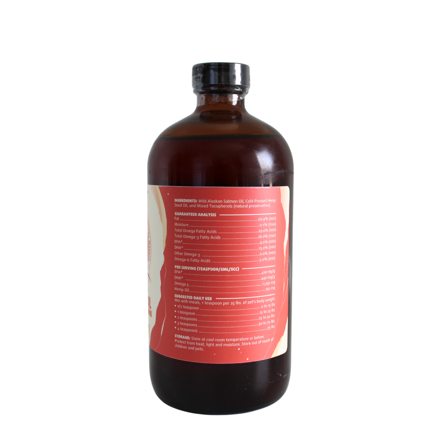 Woof Creek | Salmon + Cold-Pressed Hemp Seed Oil 16 oz. For Dogs + Cats