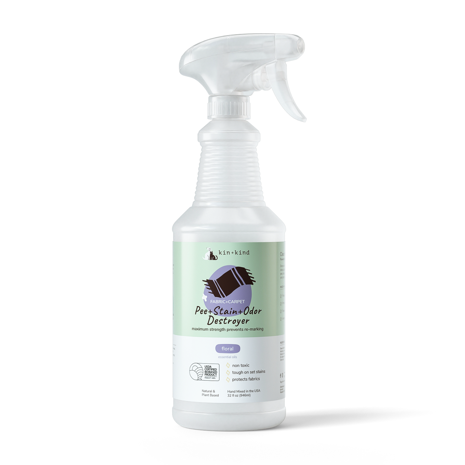 kin+kind PEE+STAIN+ODOR DESTROYER (Fabric+Carpet)