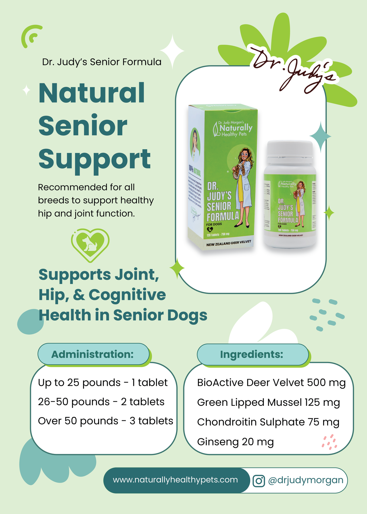 Dr. Judy Morgan's Senior Formula for Dogs
