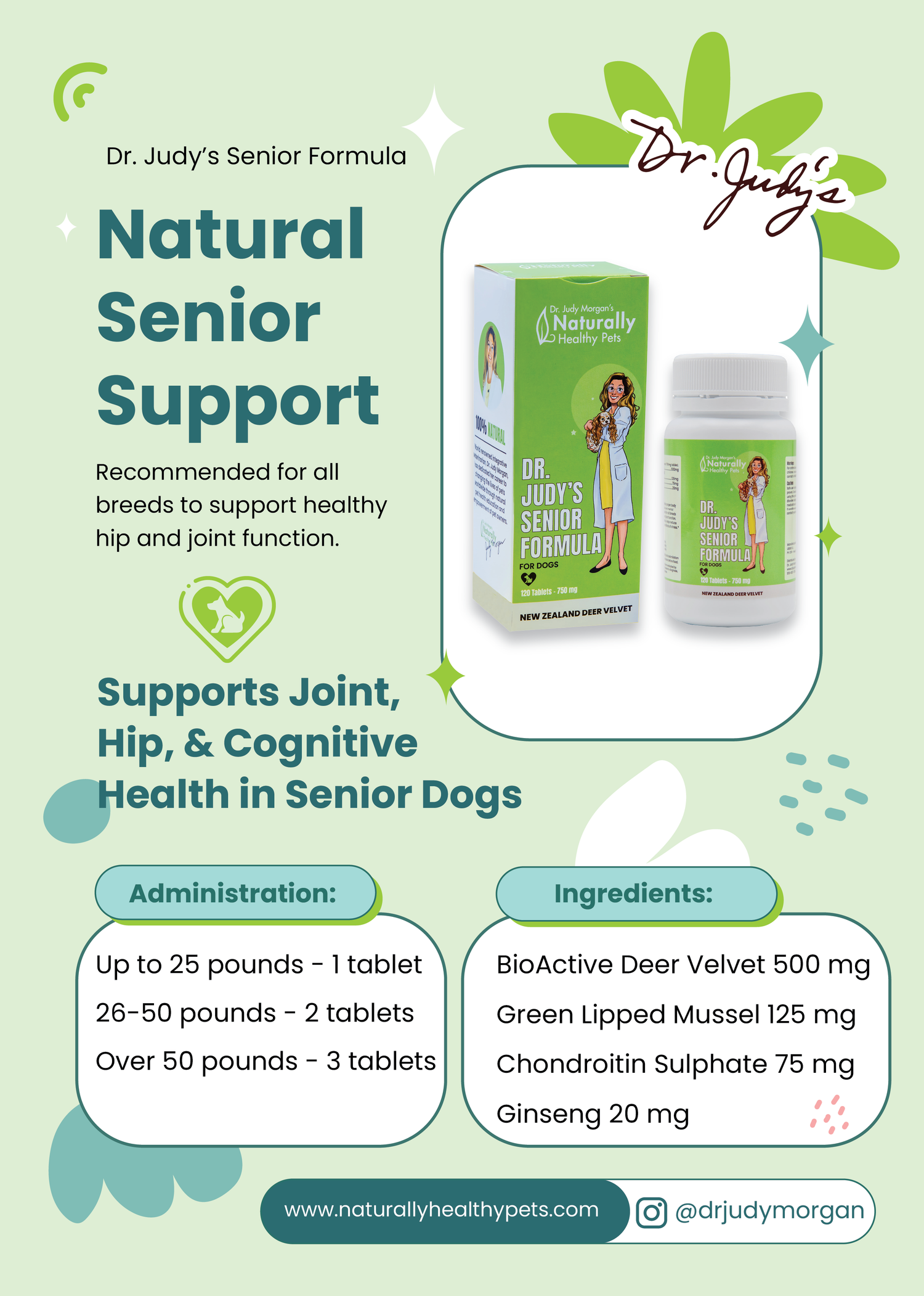 Dr. Judy Morgan's Senior Formula for Dogs