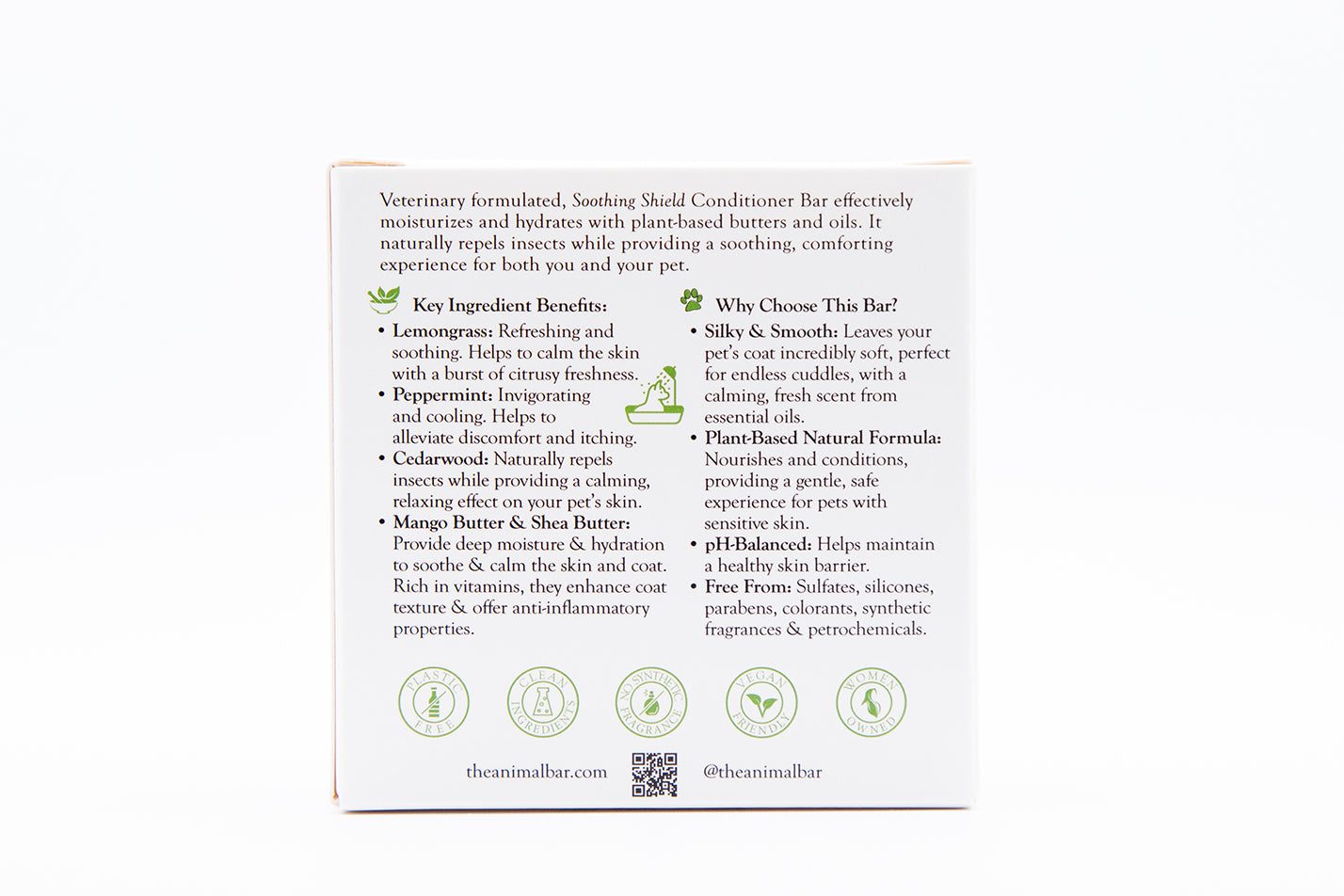 The Animal Bar | Soothing Shield Pet Conditioner Bar