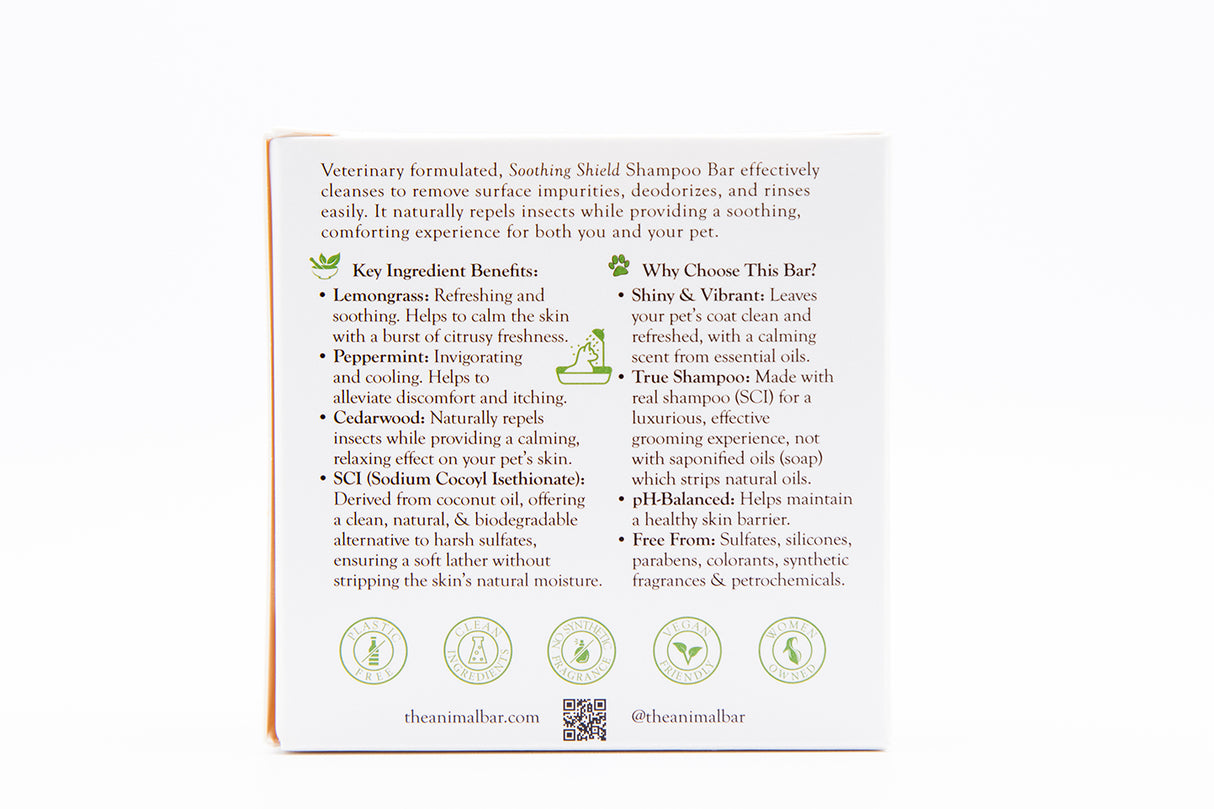 The Animal Bar | Soothing Shield Pet Shampoo Bar