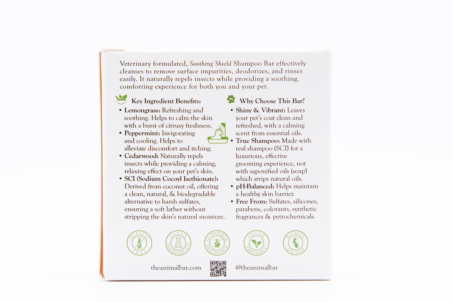 The Animal Bar | Soothing Shield Pet Shampoo Bar
