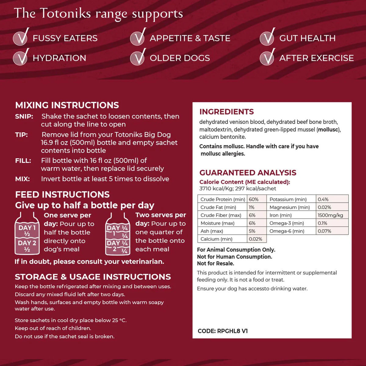 Totoniks | Gut Health & Hydration Topper