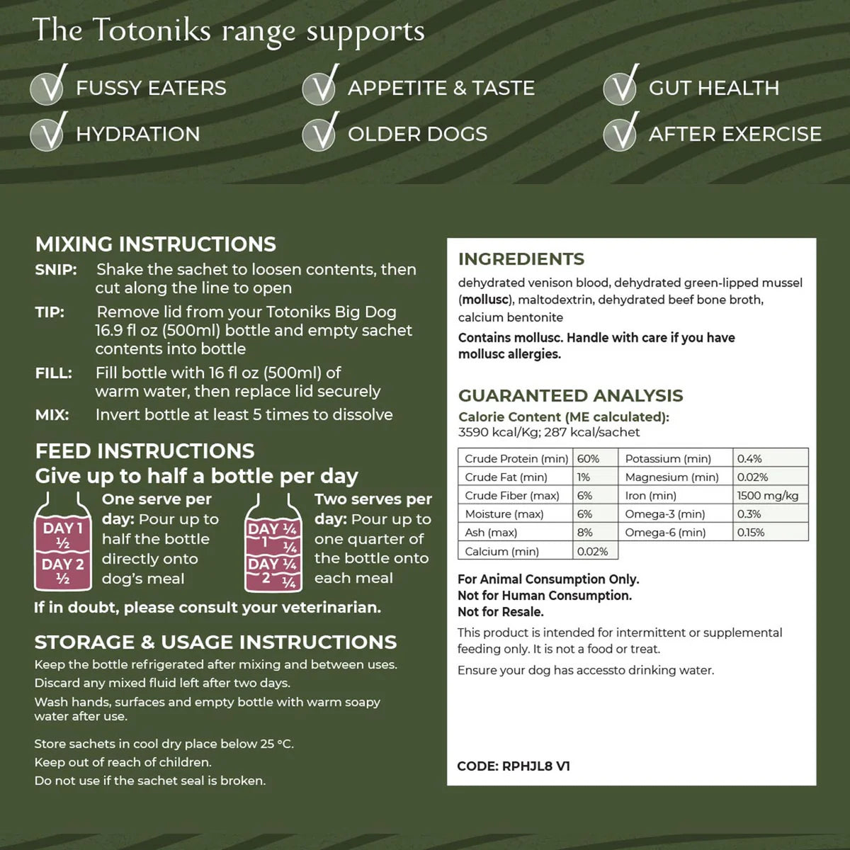 Totoniks | Hip, Joint & Hydration Topper