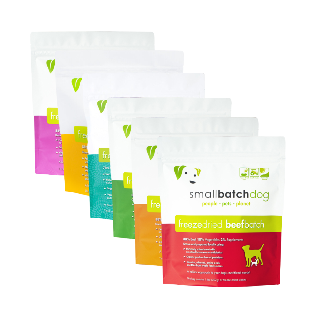 SmallBatch Freeze Dried Complete Recipes for Dogs