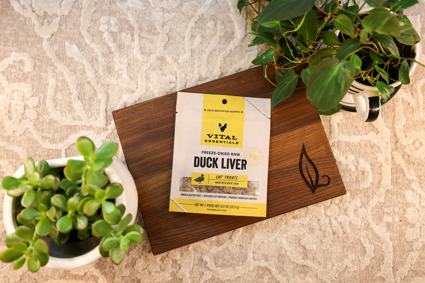 Vital Essentials Freeze Dried Duck Liver - Treats for Cats