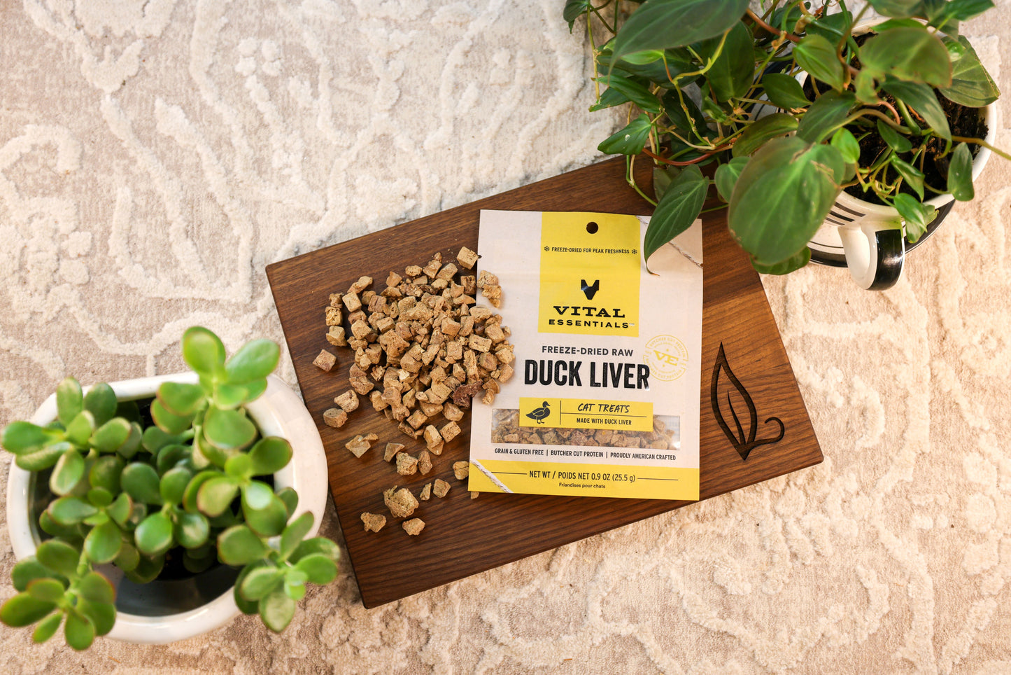 Vital Essentials Freeze Dried Duck Liver - Treats for Cats