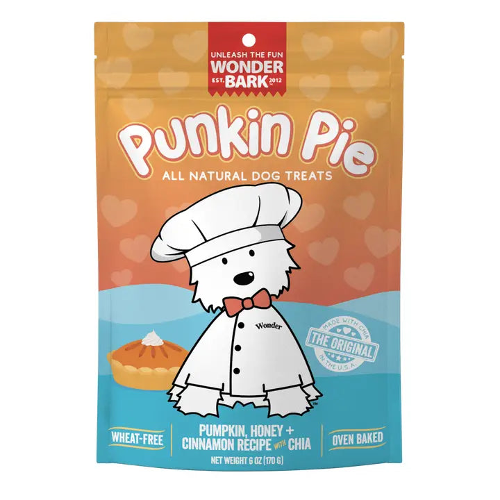 Wonder Bark All-Natural Dog Treats | Punkin Pie - 6oz