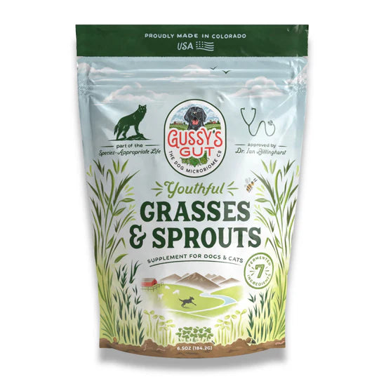 Gussy's Gut | Youthful Grasses & Sprouts for Dogs & Cats