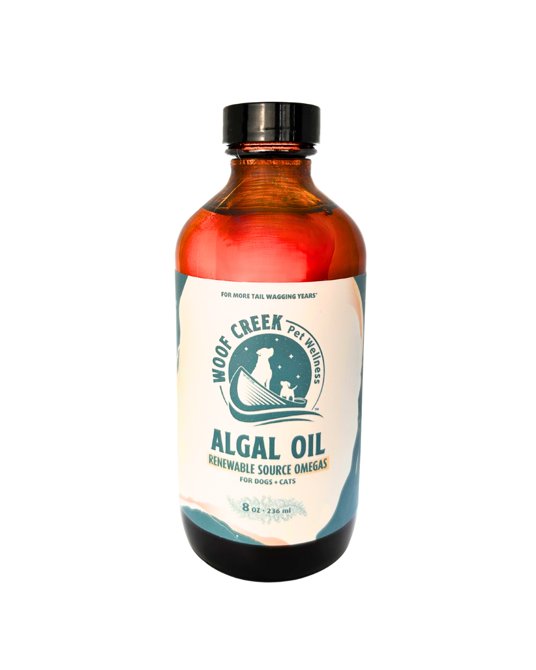 Woof Creek | Algal Omega Plant-Based Oil Topper For Dogs + Cats