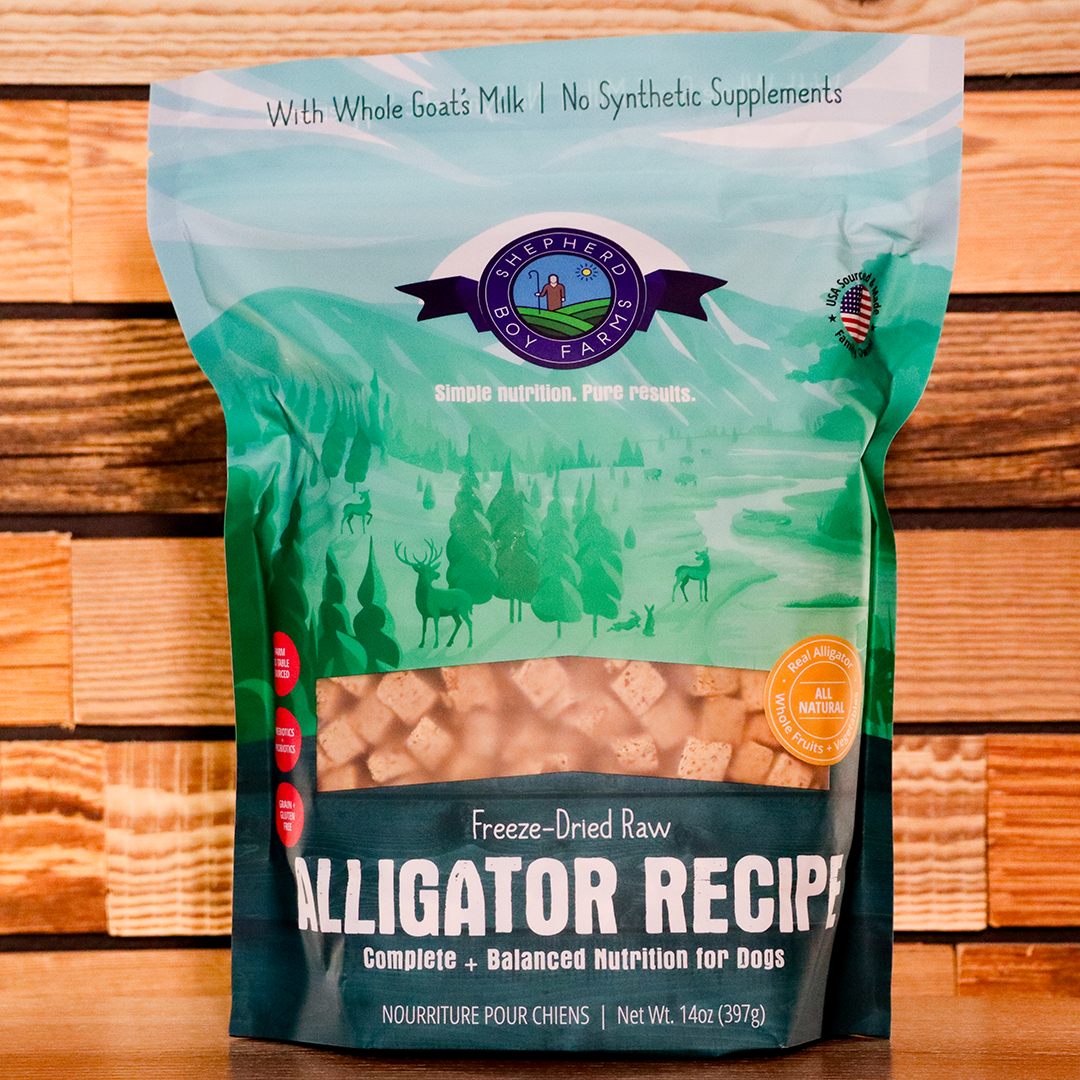 Shepherd Boy Farms | Freeze Dried Alligator Recipe - 14oz