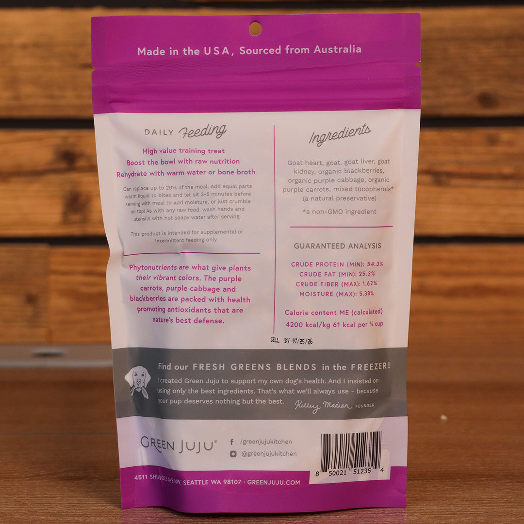 Green Juju | Goat Purple - Freeze Dried Bites