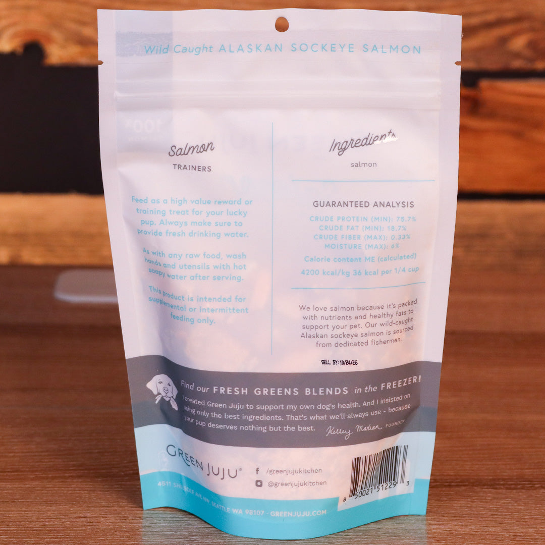 Green Juju Salmon Trainers - Freeze Dried Training Treats