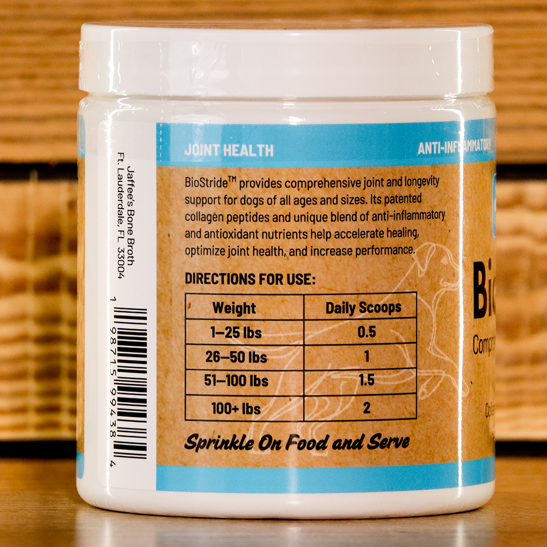 Jaffee's Bone Broth | BioStride Joint Powder