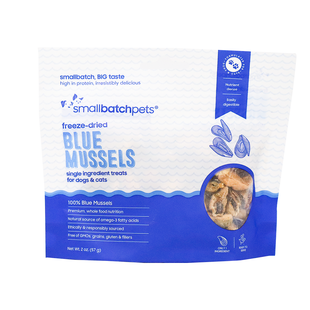 SmallBatch Blue Mussels Freeze-Dried Treats - 2oz