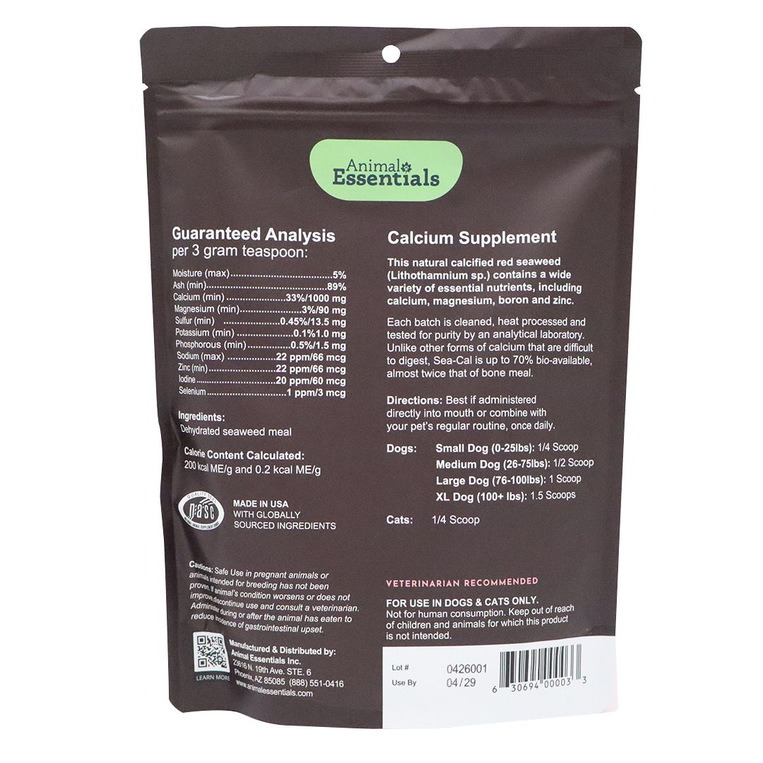Animal Essentials | Sea-Cal Seaweed Calcium Supplement Powder - 240g