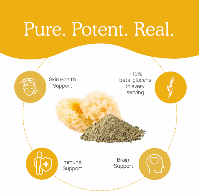 Real Mushrooms | Organic Tremella Extract Powder – 60g