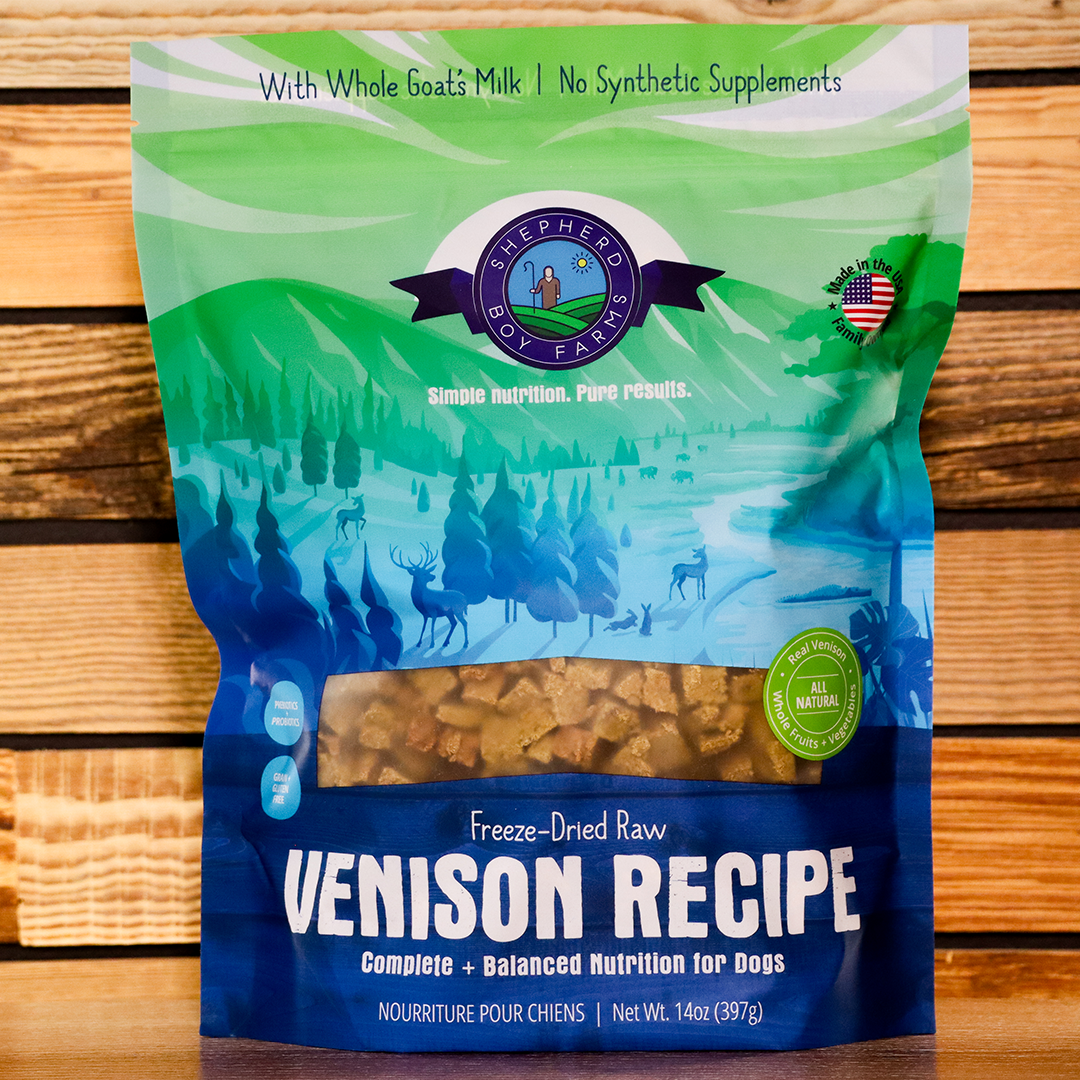 Shepherd Boy Farms | Freeze Dried Venison Recipe - 14oz