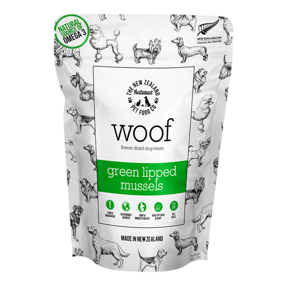 WOOF Green Lipped Mussel Treats – Dr. Judy Morgan’s Naturally