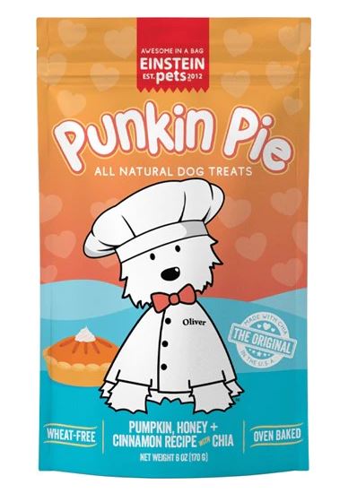Einstein Pets All-Natural Dog Treats | Punkin Pie - 6oz