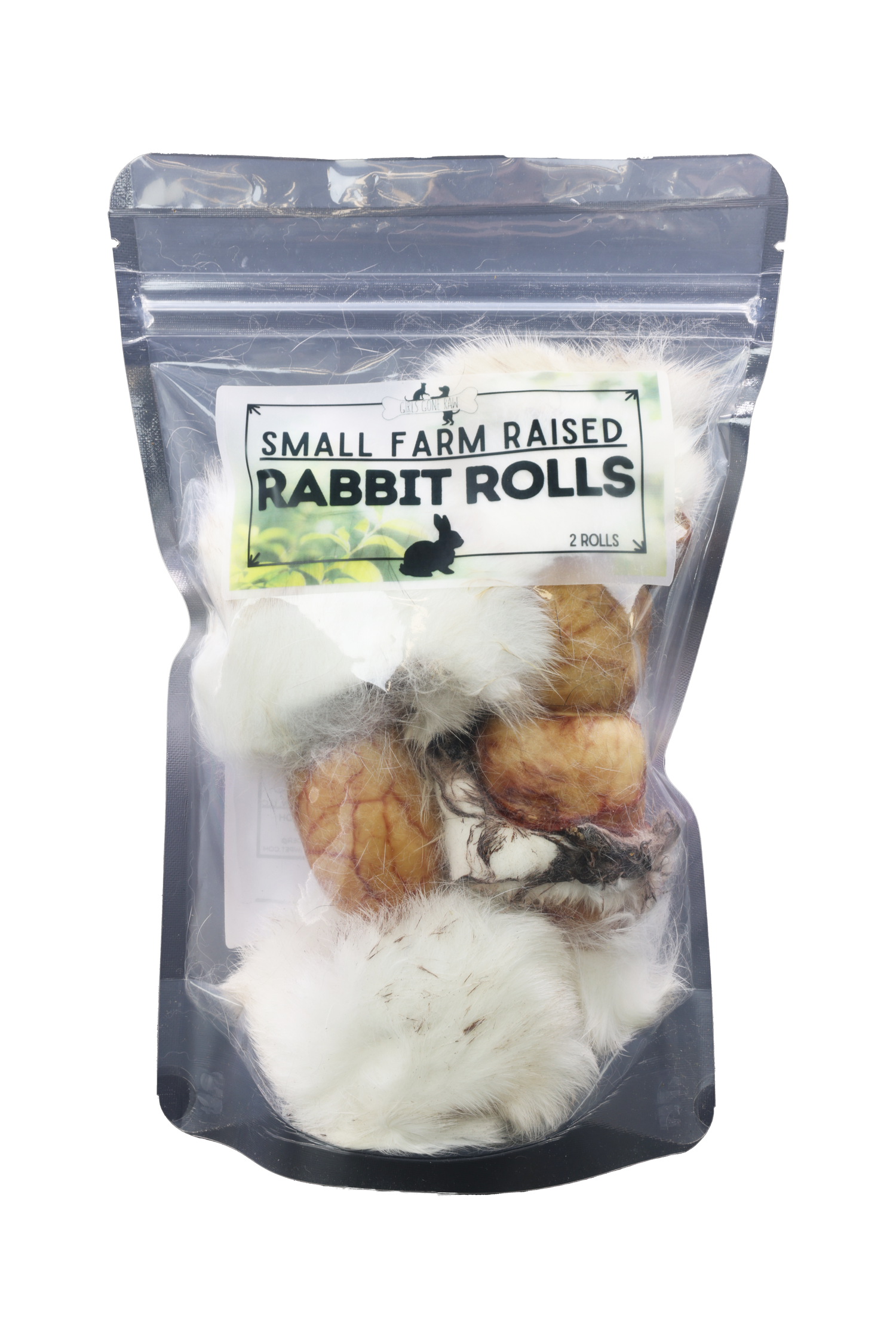 Girls Gone Raw | Rabbit Hide Rolls, 2pk