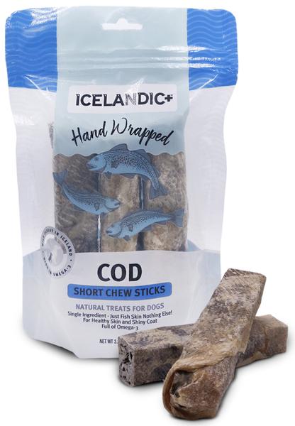 Iceland Wolffish Stick & Pieces Chews Fish Dog Treat - Icelandic+