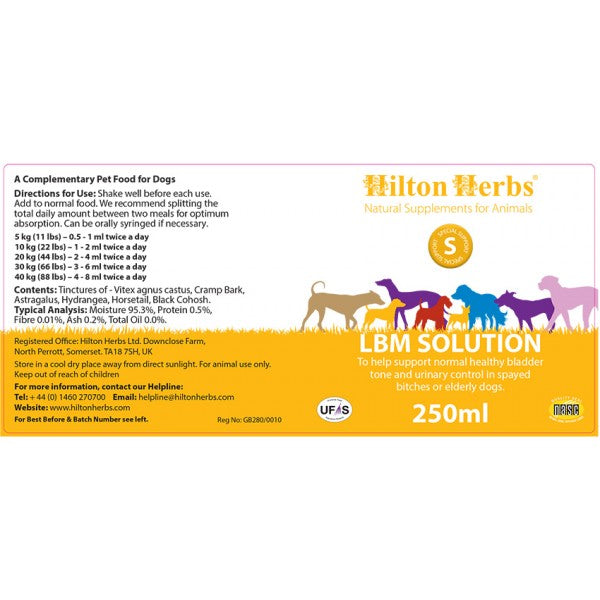 Hilton Herbs LBM Solution for Incontinence