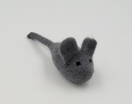 Handmade Wool Mouse Cat Toy