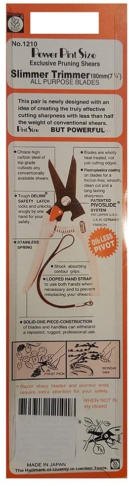 Saboten Shears for Garden and Hoof Trimming