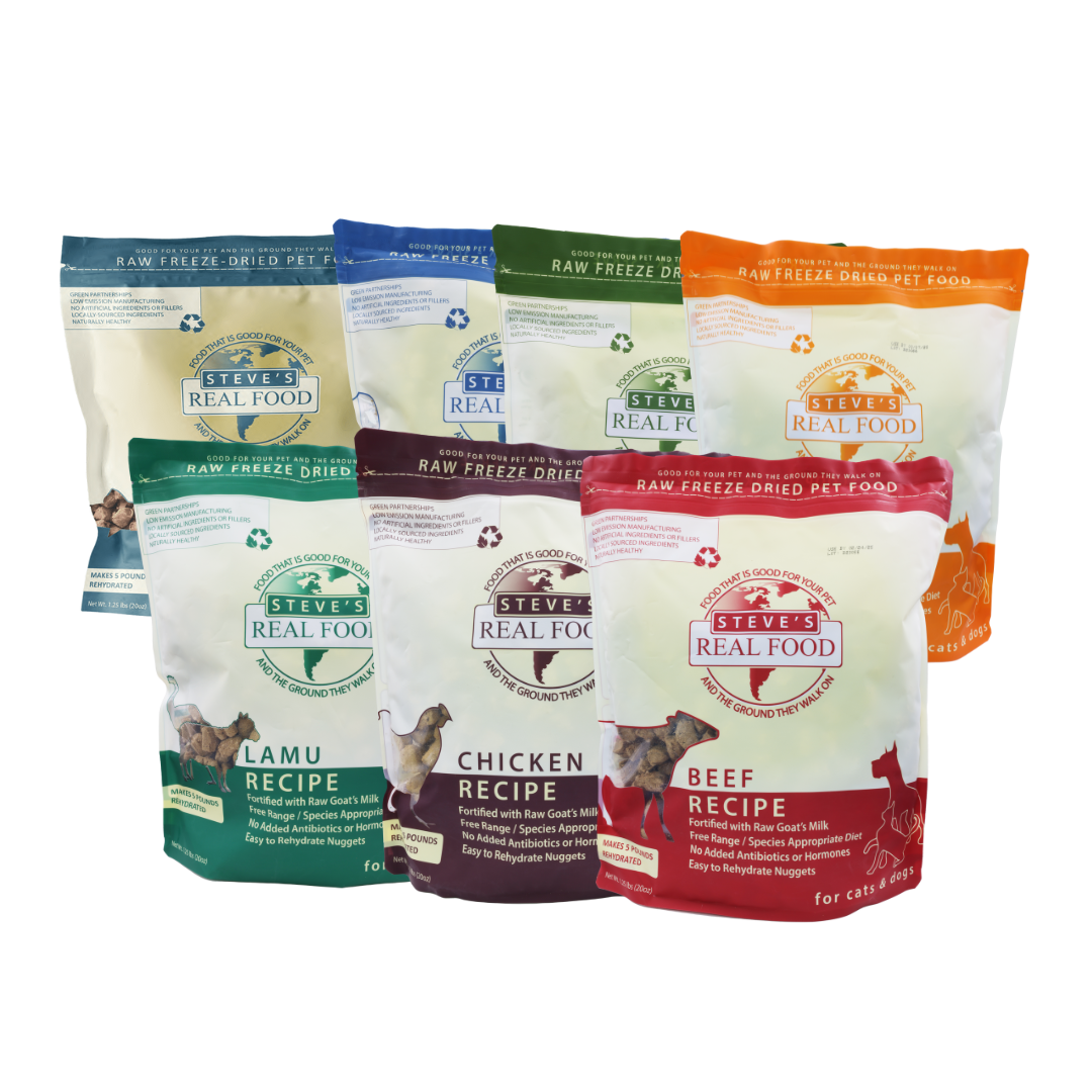 Steve's Real Food  Raw Freeze Dried Pet Food – Dr. Judy Morgan's Naturally  Healthy Pets