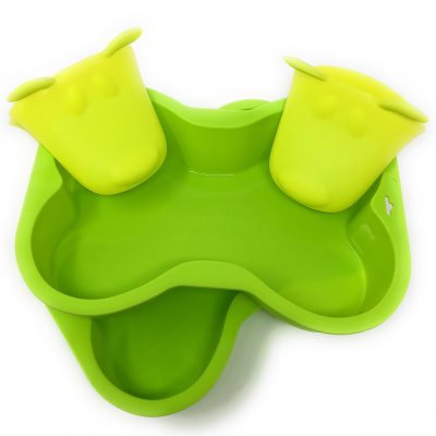 Dog Bone Baking Pans & Oven Mitts - Silicone