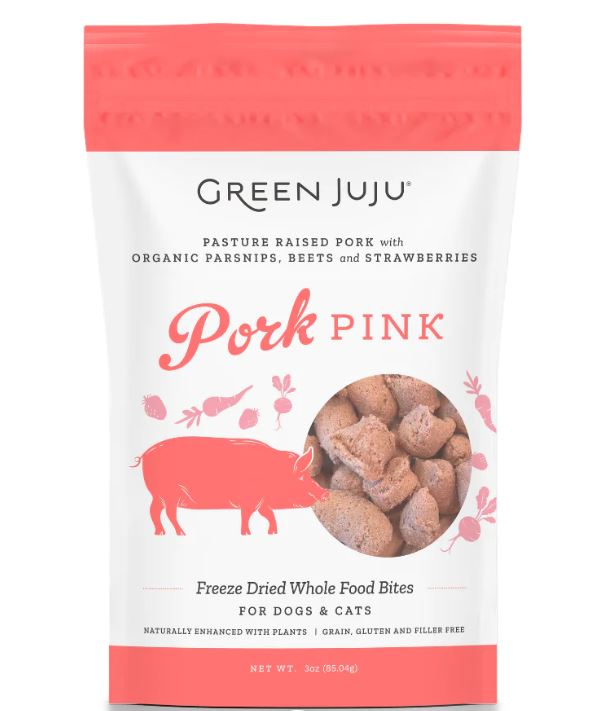 Green Juju Pork Pink - Freeze Dried Bites