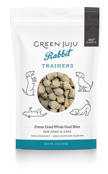 Green Juju Rabbit Trainers Freeze Dried Training Treats Dr. Judy Morgan s Naturally Healthy Pets