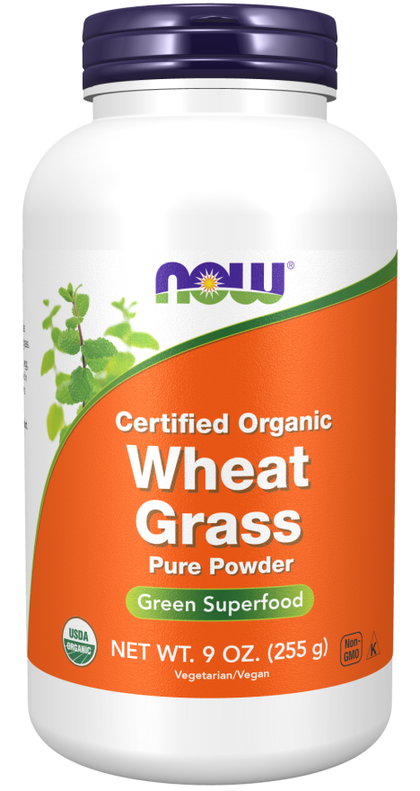 NOW | Organic Wheatgrass Powder, 9oz.