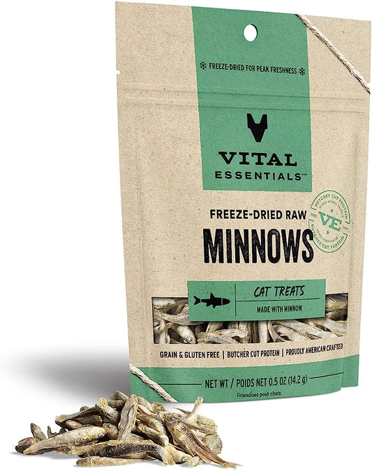 Vital Essentials Freeze-Dried Minnows - Treats for Cats