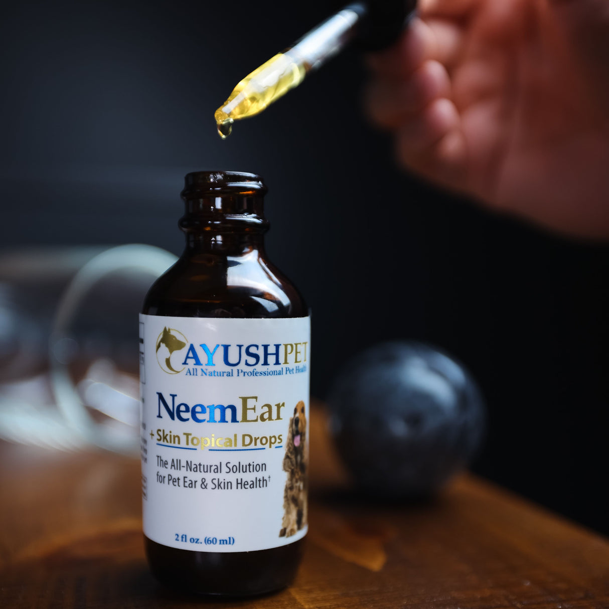 Ayush Pet | Neem Ear + Skin Topical Drops