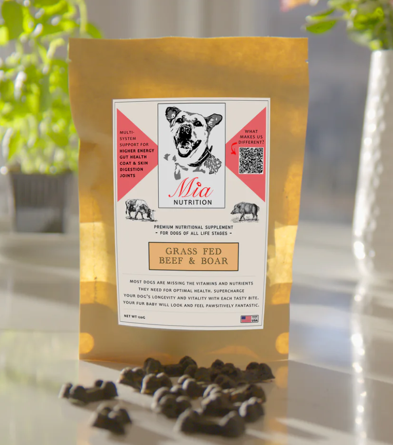 Mia Nutrition | Grass Fed Beef & Boar Treats