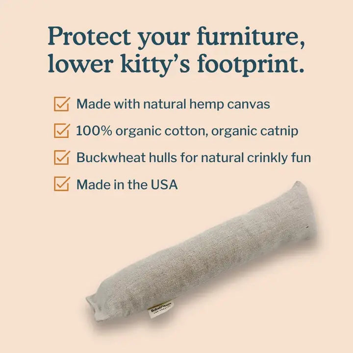 The Kind Pet | Cat Kicker Toy with Catnip (USA Made)