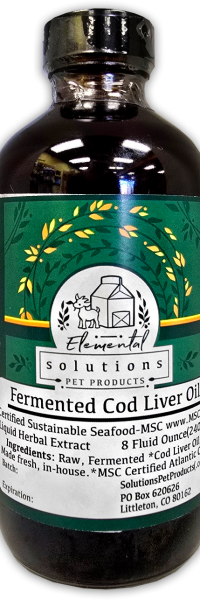 Solutions Pet Products | Fermented Cod Liver Oil - 8oz