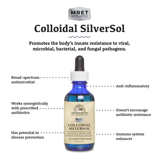 Adored Beast Apothecary | Colloidal SilverSol *MRET Activated, 50ml