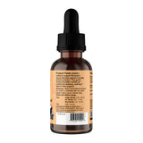 Animal Essentials | Eye Defense Herbal Tonic Blend - 2oz comes in an amber glass dropper bottle with a black cap and an orange label featuring product facts, directions for use, visible text, and a barcode. Specially formulated to support ocular comfort and targeted eye protection for dogs and cats.